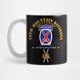 10th Mountain Division w SKI Branch Mug